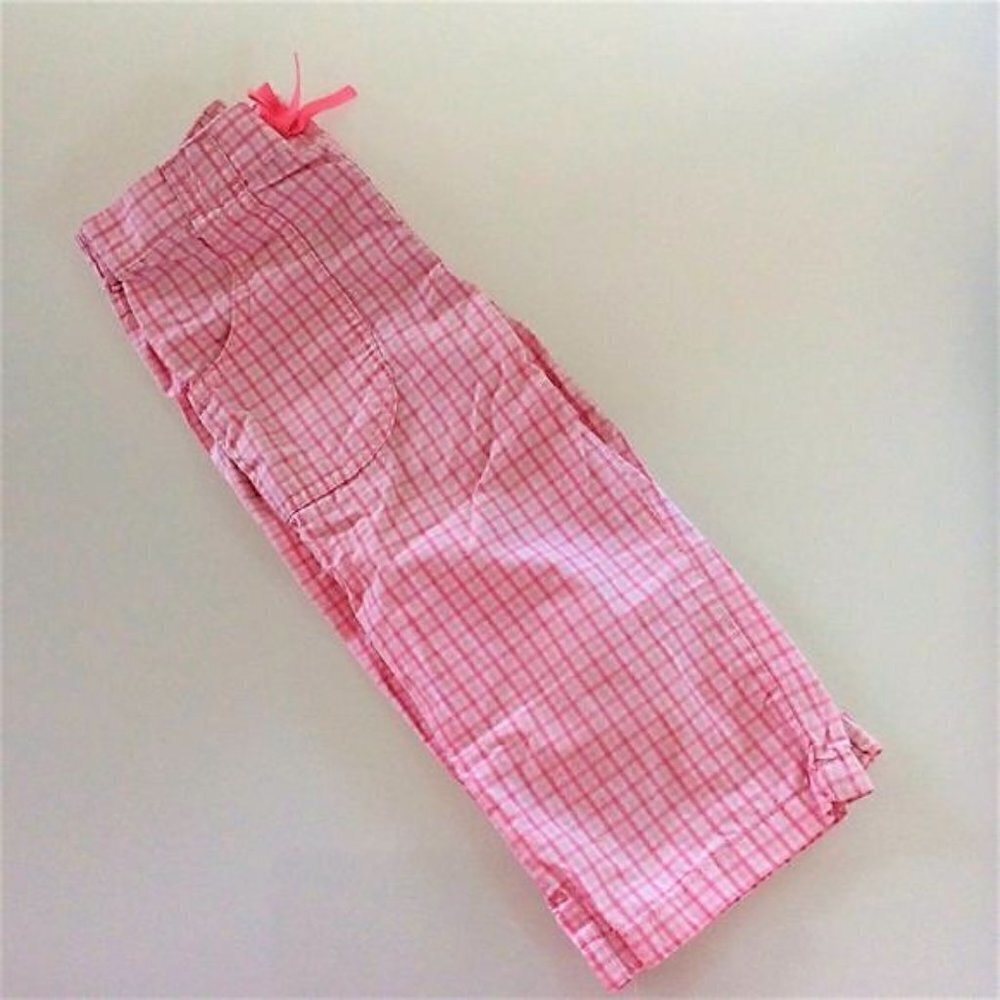 PINK PLAID CAPRIS - Picture 4 of 7